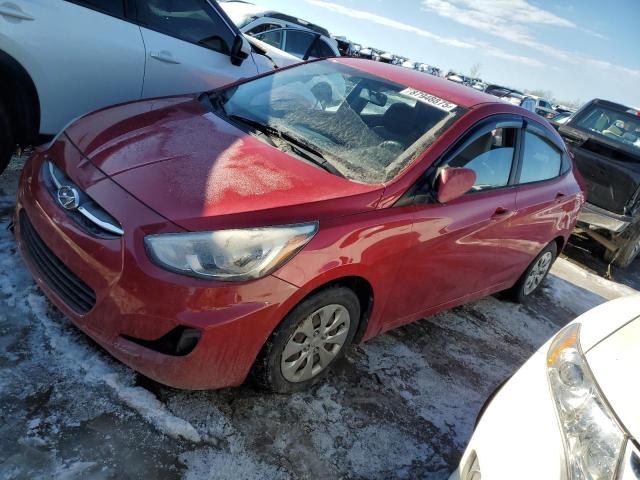  HYUNDAI ACCENT 2016 Червоний