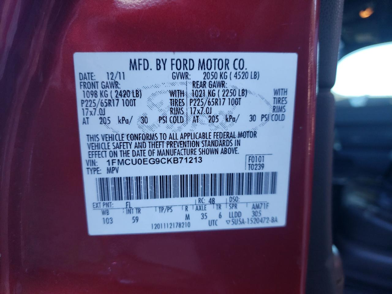 2012 Ford Escape - Image 12