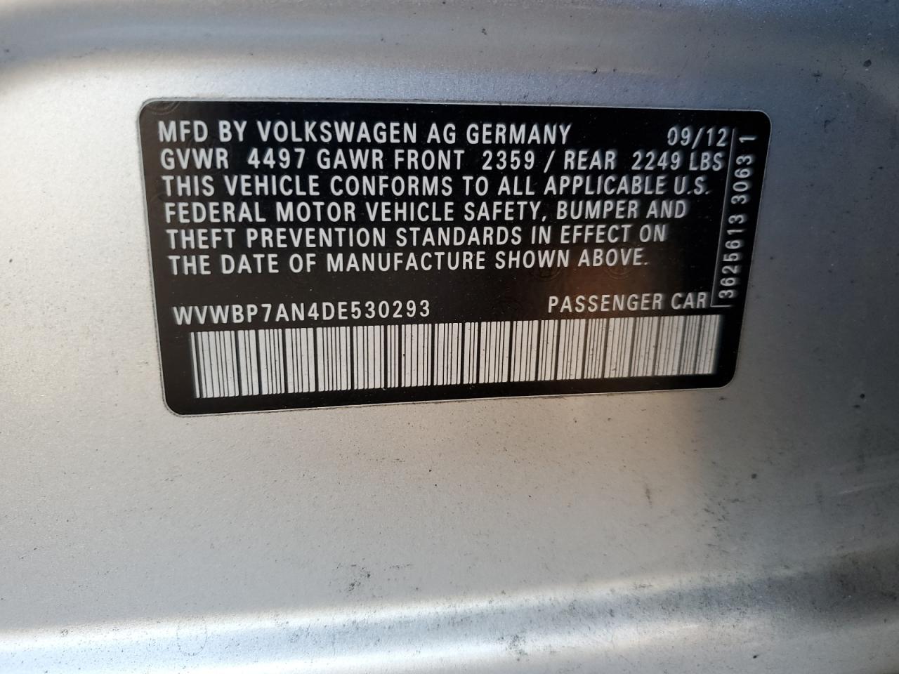 2013 Volkswagen Passat CC - Image 14