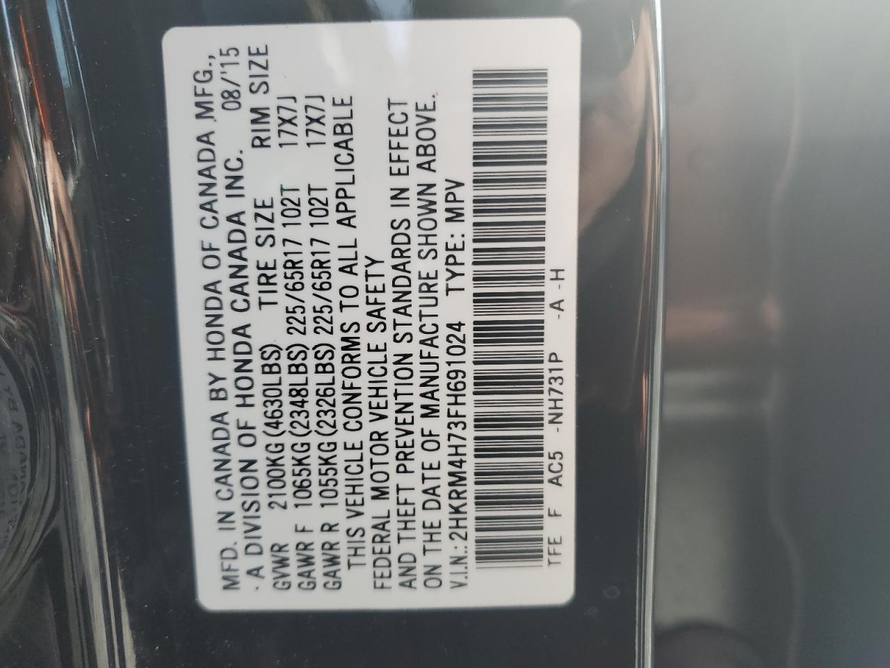 2015 Honda CR-V - Image 13