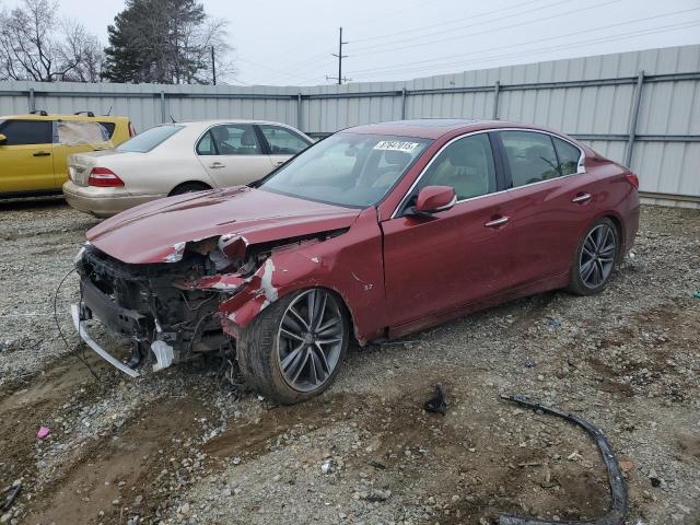  INFINITI Q50 2014 Червоний