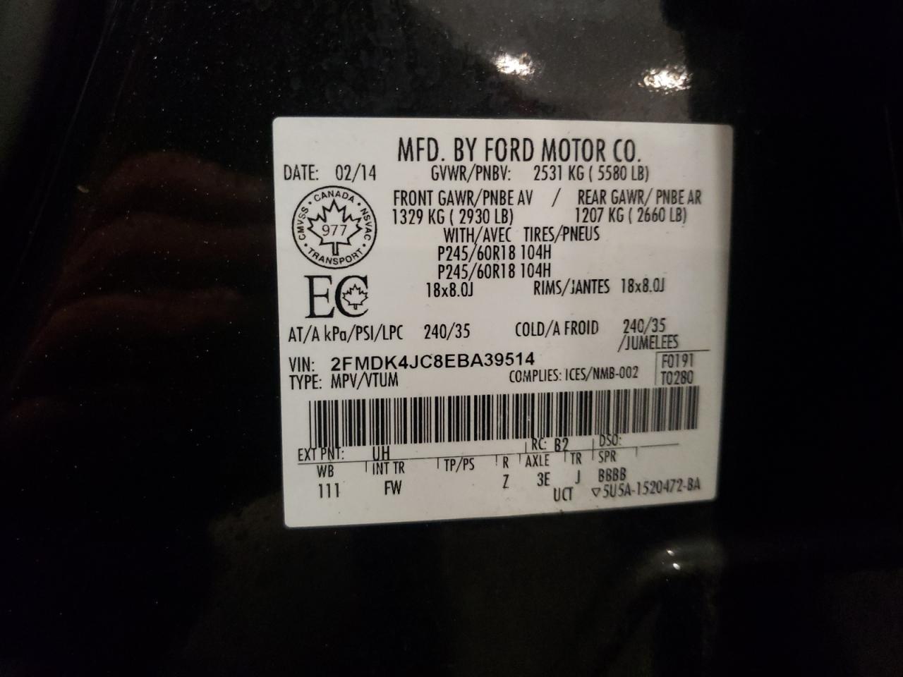 2014 Ford Edge - Image 13