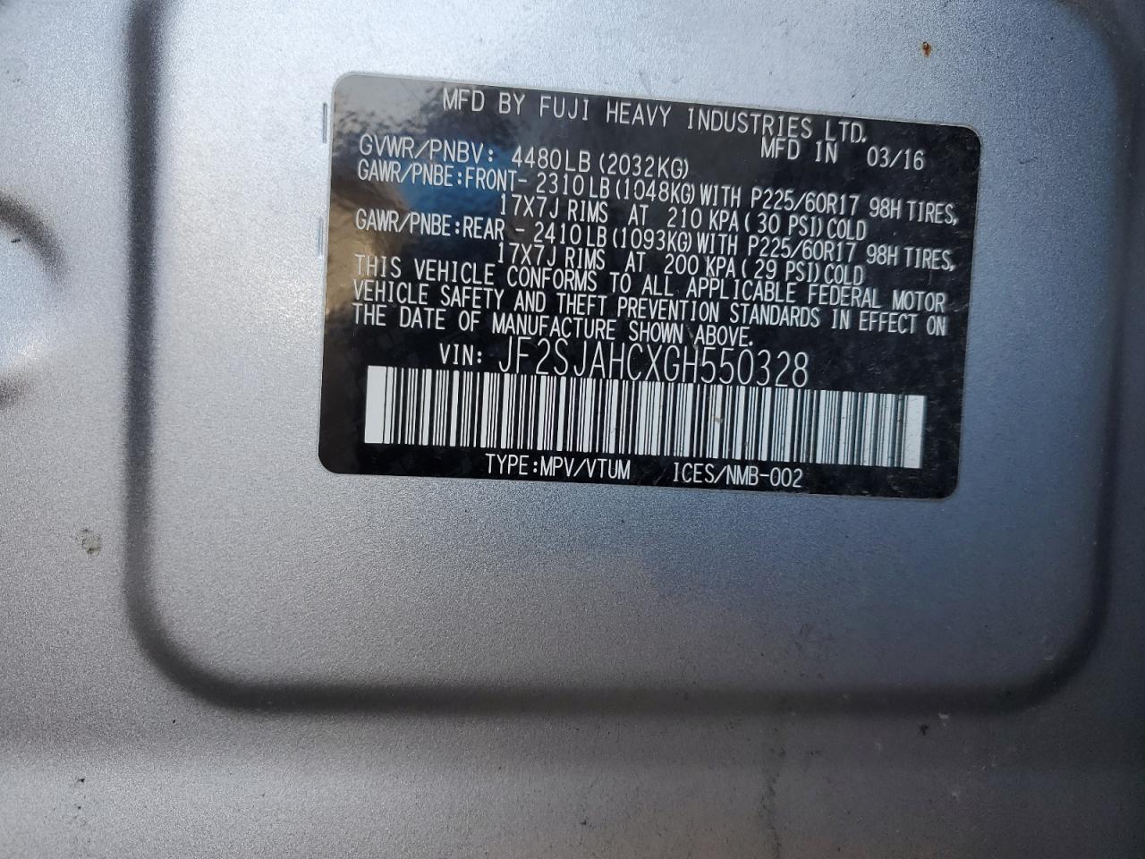 2016 Subaru Forester - Image 12