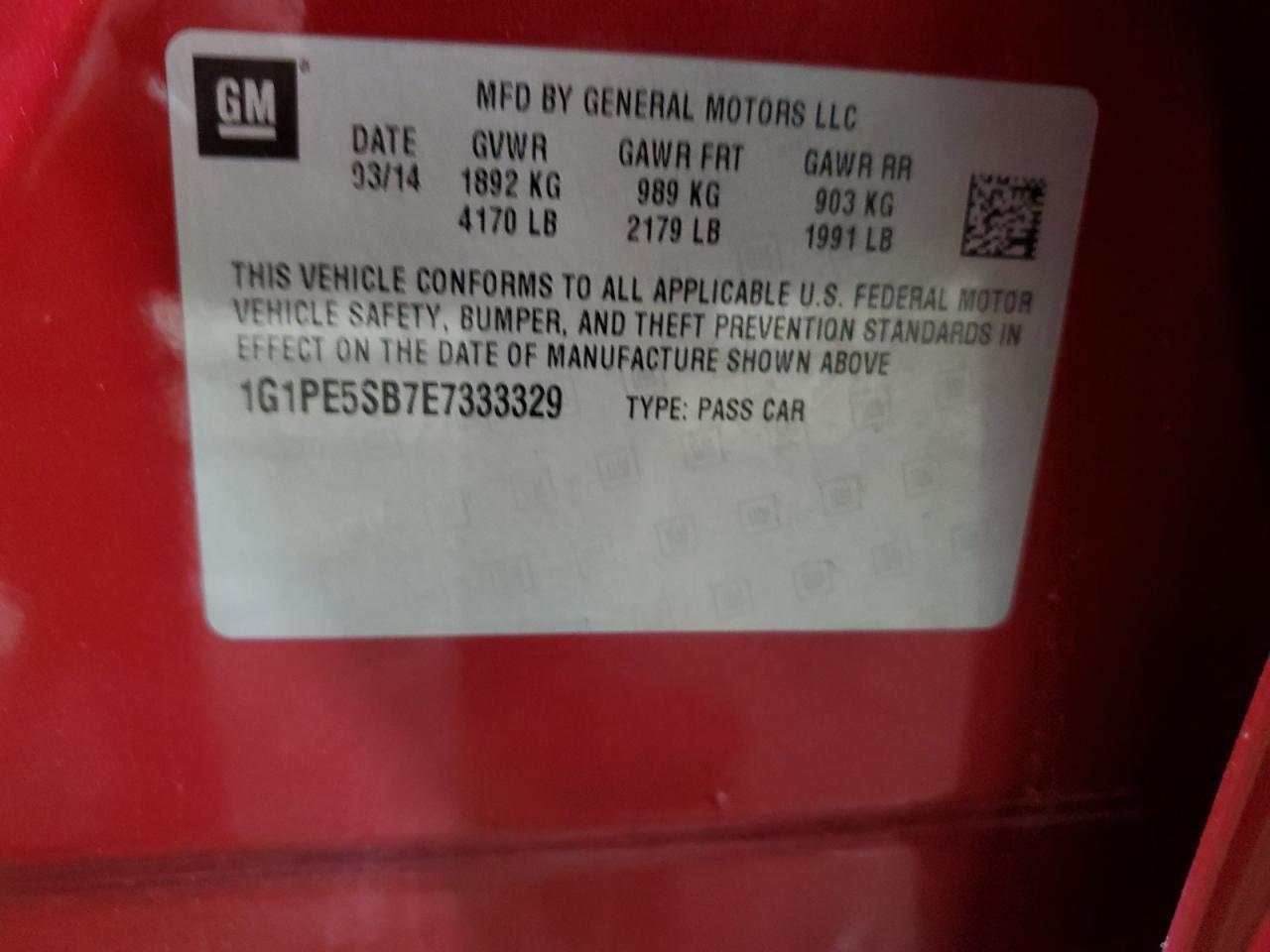 2014 Chevrolet Cruze - Image 15