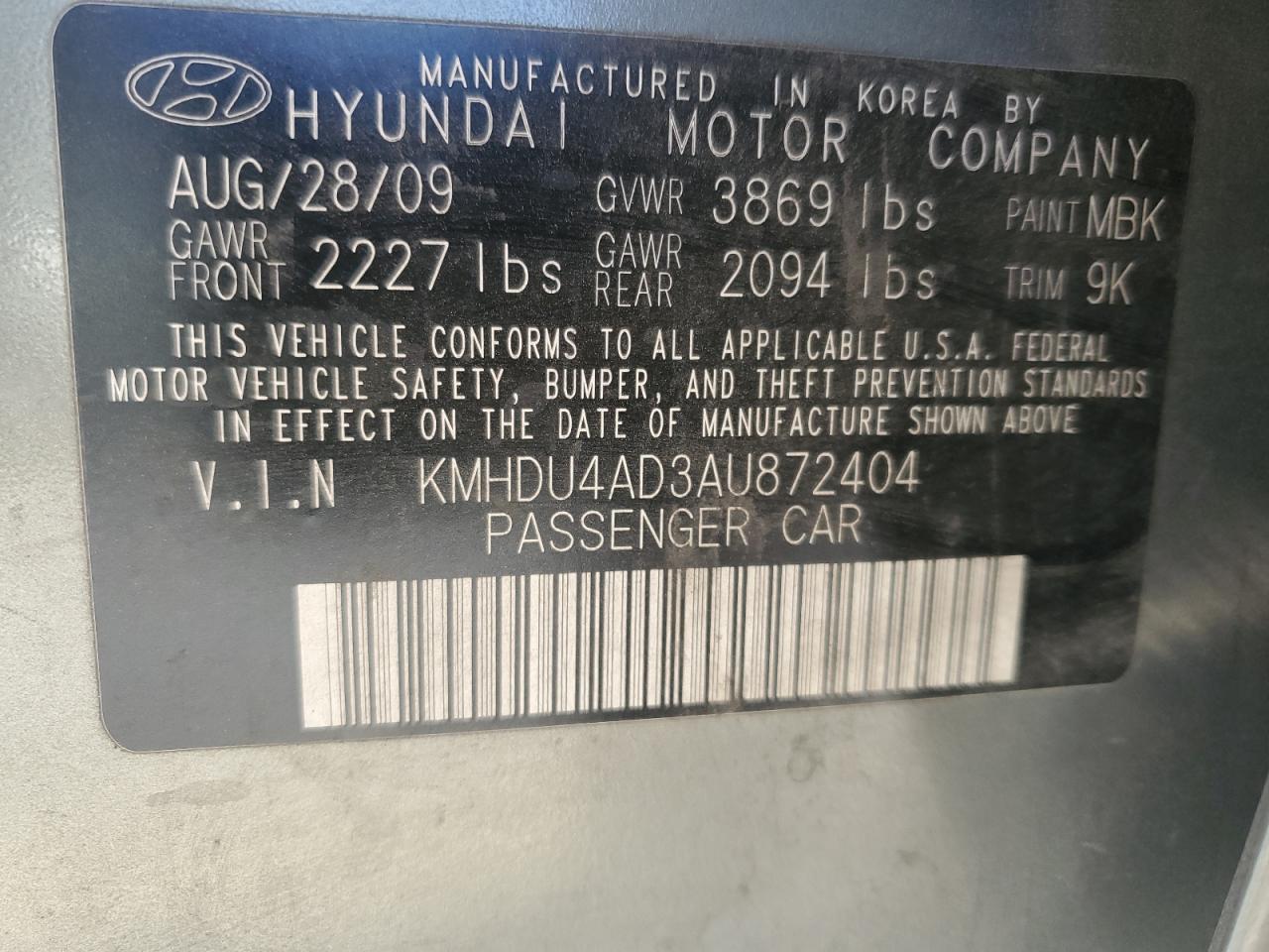 2010 Hyundai Elantra - Image 15