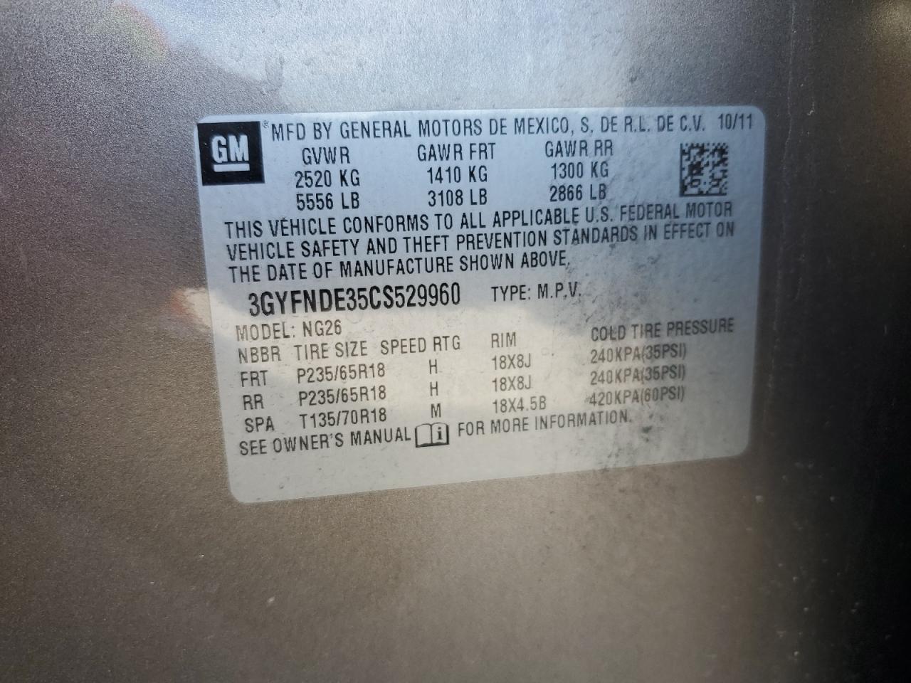 2012 Cadillac SRX - Image 13