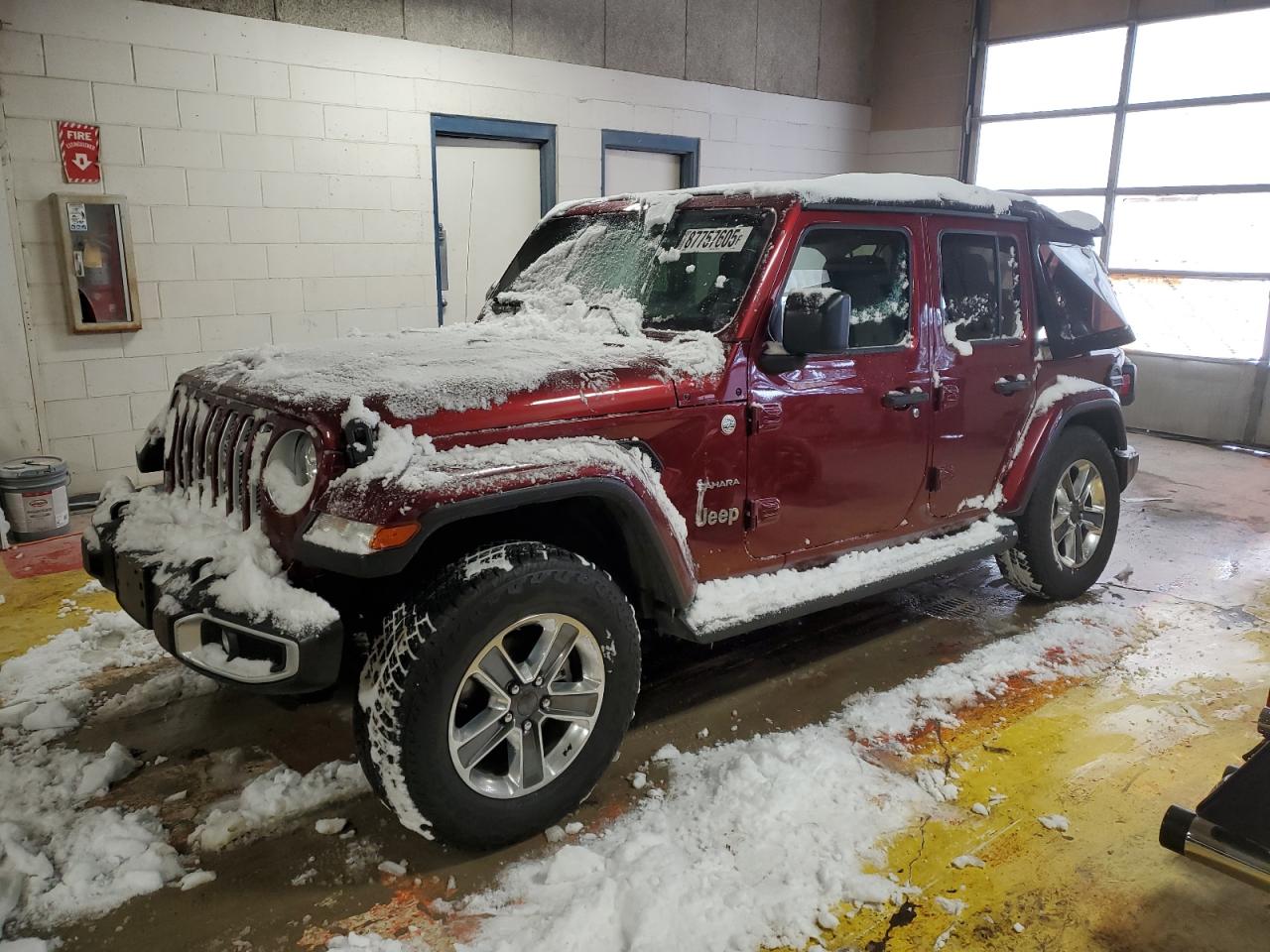 2021 Jeep Wrangler Unlimited Sahara for Sale in Indianapolis, IN - Rear End
