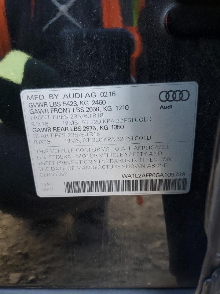 VIN WA1L2AFP6GA109739 2016 AUDI Q5 no.13