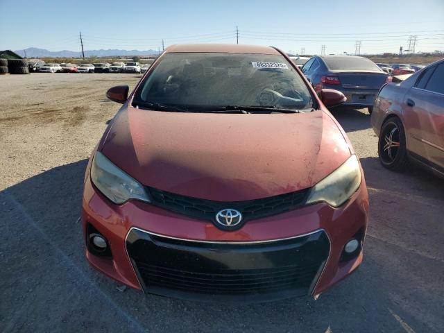  TOYOTA COROLLA 2015 Red