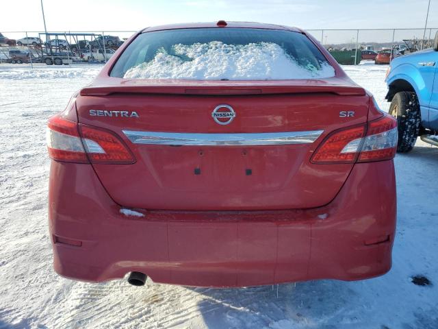  NISSAN SENTRA 2015 Красный