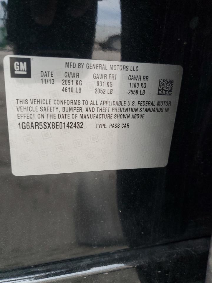 2014 Cadillac Cts Luxury Collection VIN: 1G6AR5SX8E0142432 Lot: 41689955