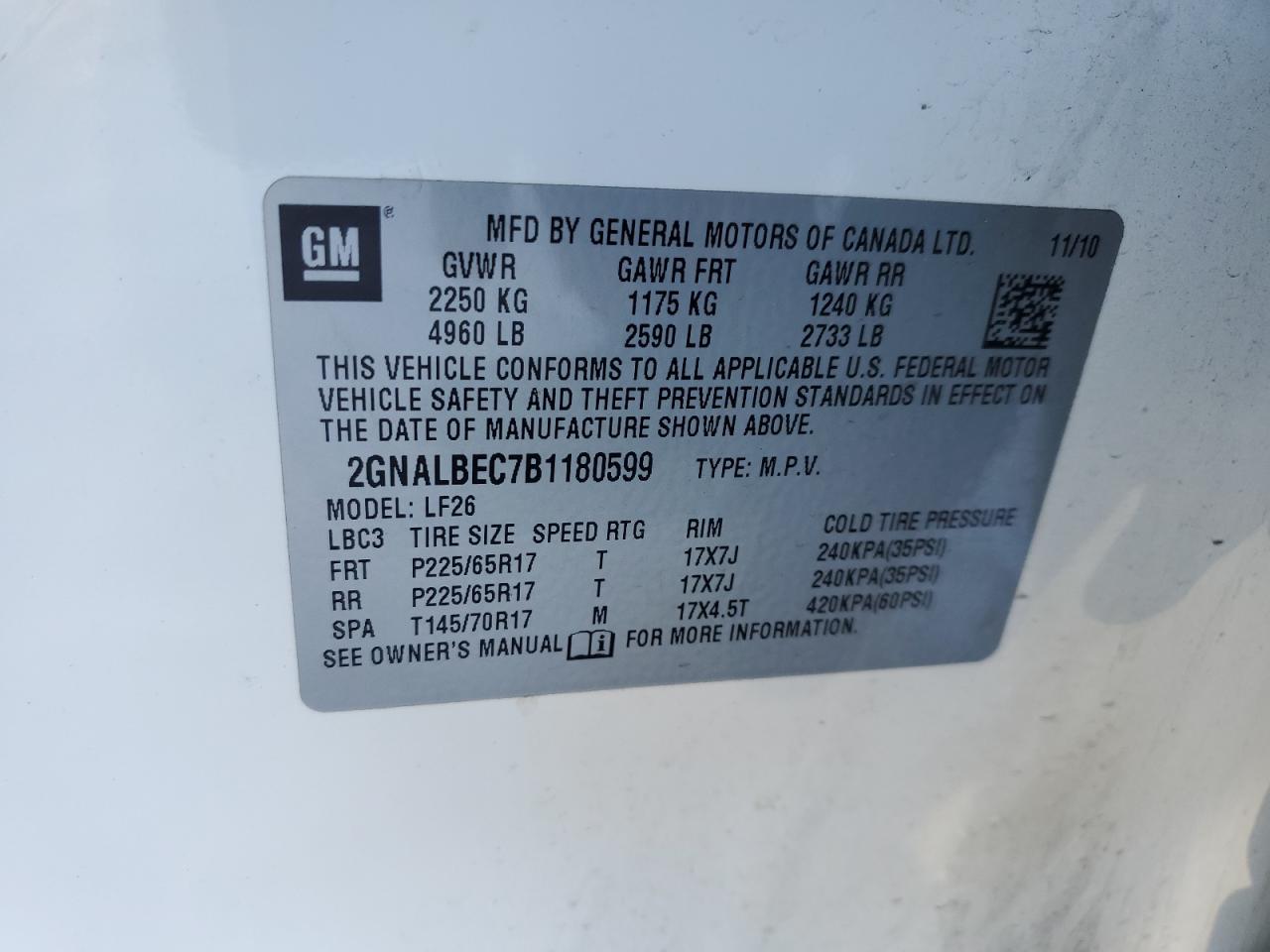 2011 Chevrolet Equinox - Image 13