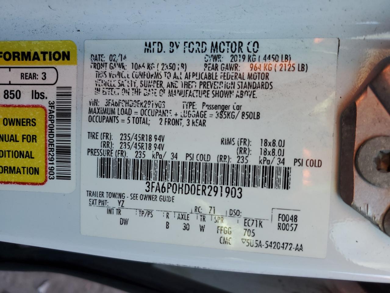 2014 Ford Fusion - Image 14