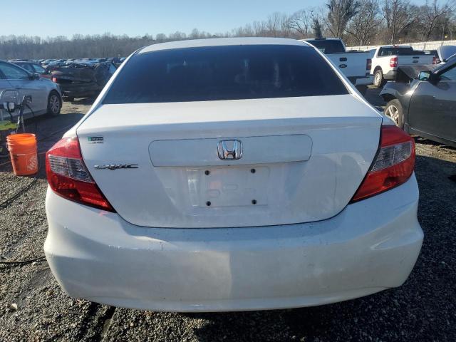  HONDA CIVIC 2012 White