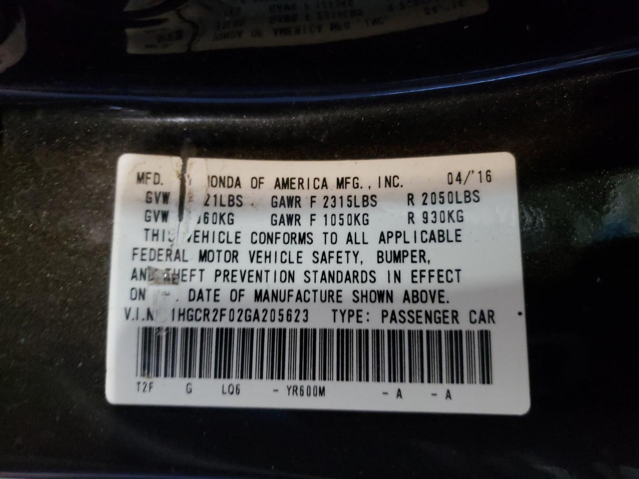 2016 Honda Accord - Image 13