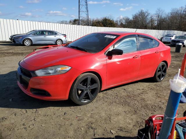  DODGE DART 2016 Червоний