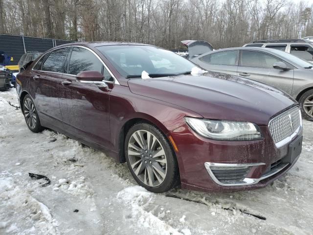  LINCOLN MKZ 2017 Бургунди