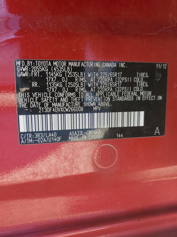 2012 Toyota RAV 4 - Image 15