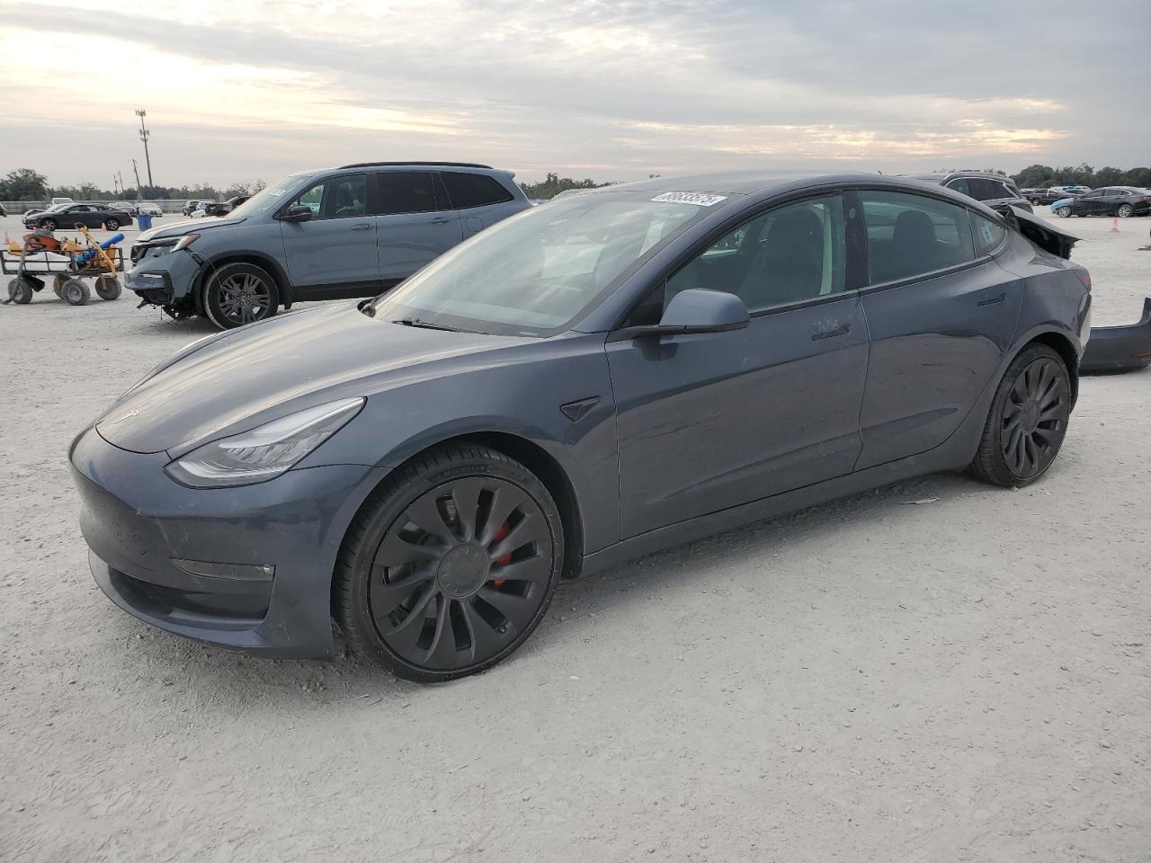 VIN 5YJ3E1EC7MF856247 2021 TESLA MODEL 3 no.1