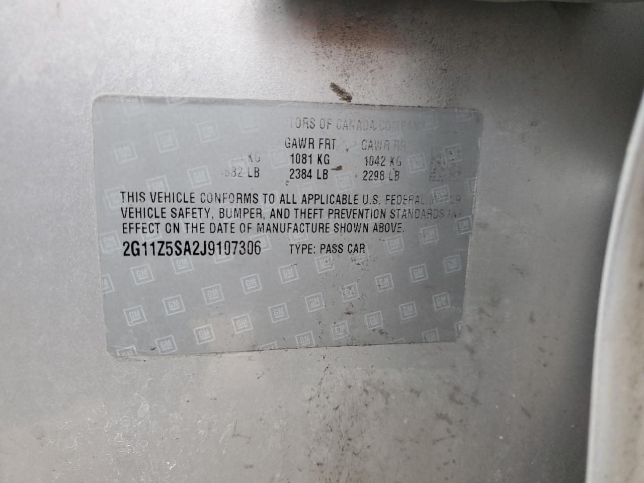 2018 Chevrolet Impala - Image 12