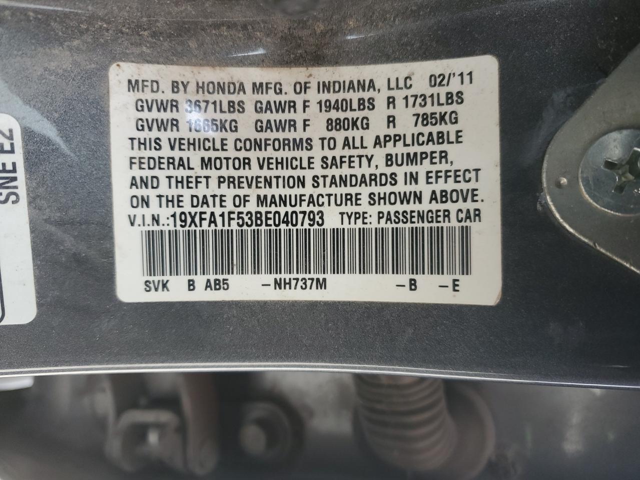 2011 Honda Civic - Image 12