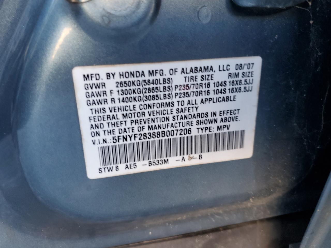 2009 Honda Pilot - Image 15