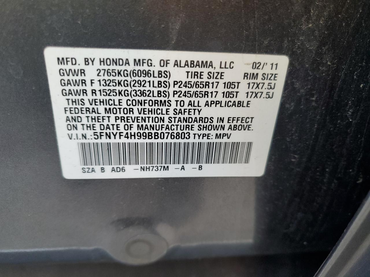 2011 Honda Pilot - Image 14