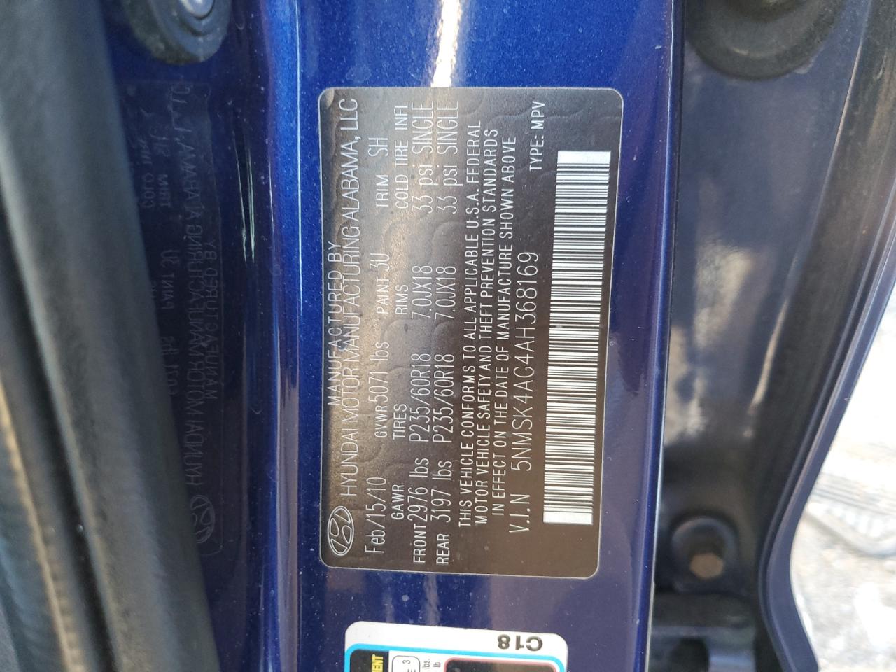 2010 Hyundai Santa Fe - Image 12