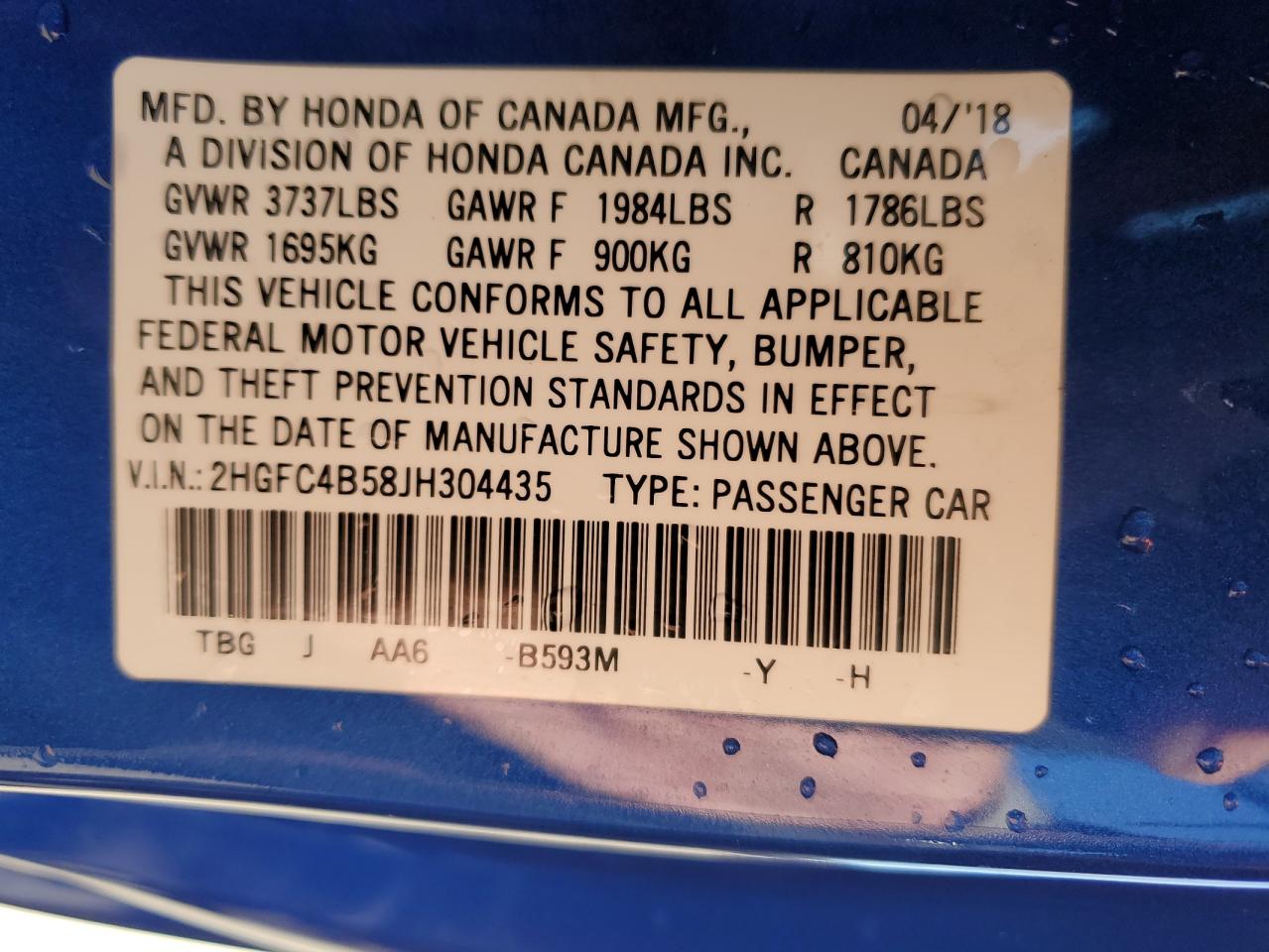 2018 Honda Civic - Image 13
