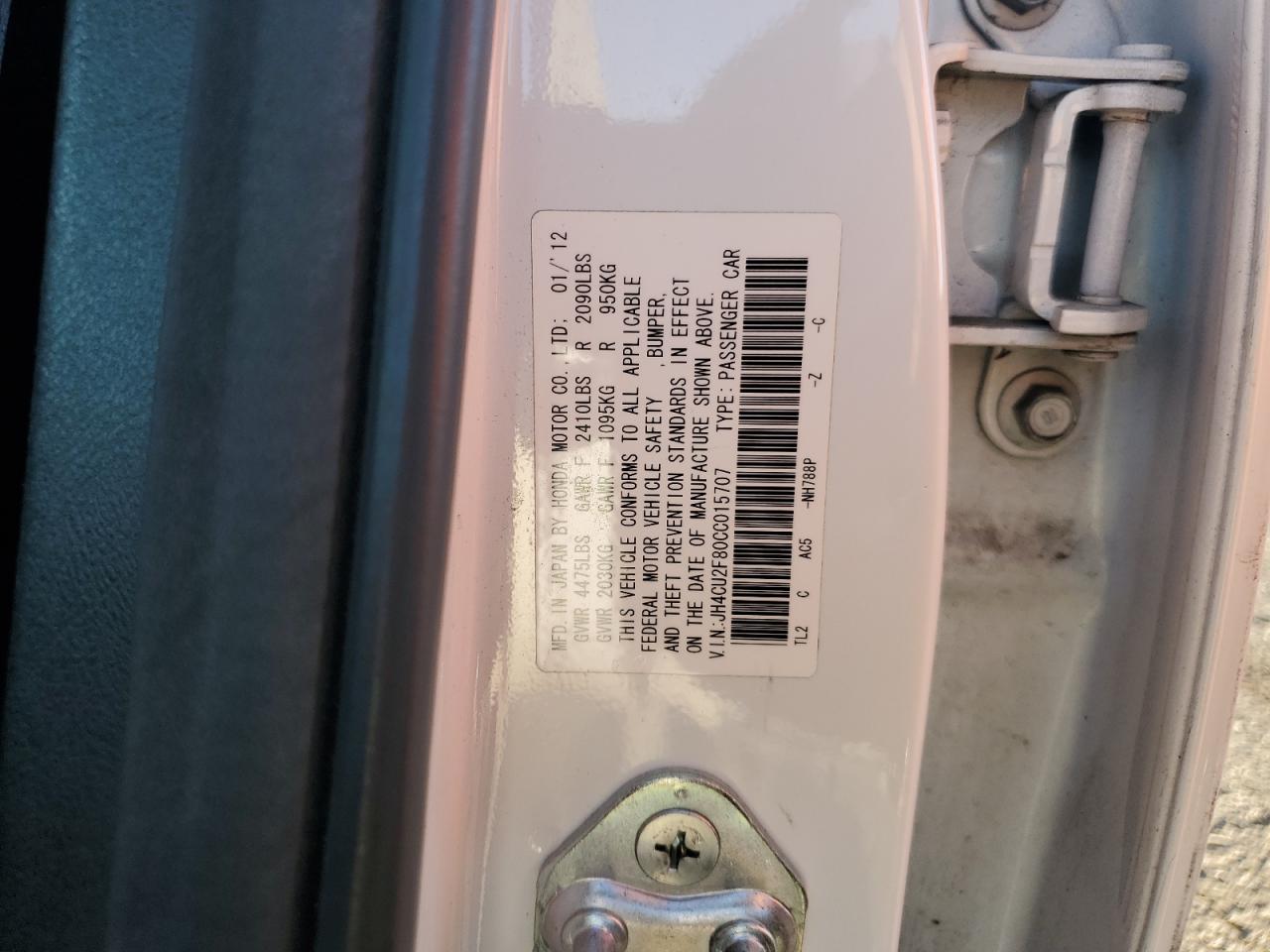 2012 Acura TSX - Image 12