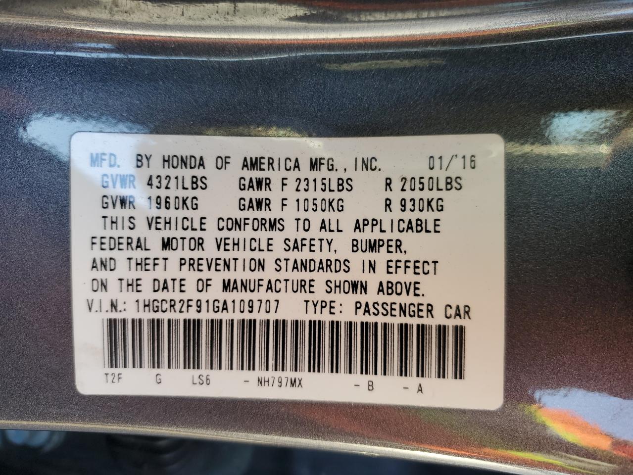 2016 Honda Accord - Image 12