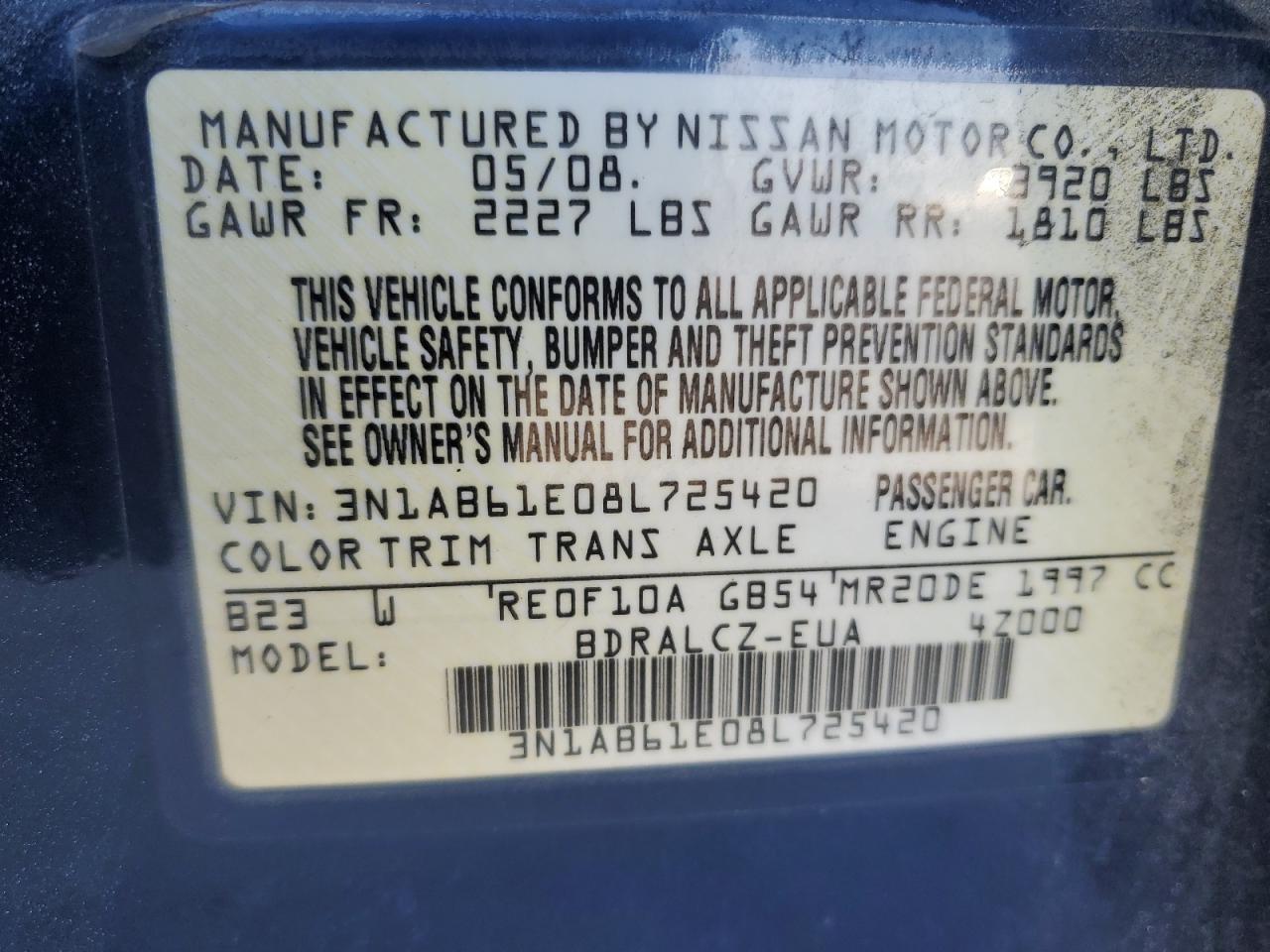 2008 Nissan Sentra - Image 12