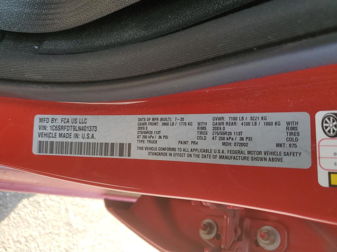 2020 RAM 1500 - Image 12