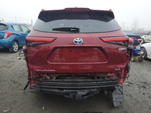  TOYOTA HIGHLANDER 2023 Красный