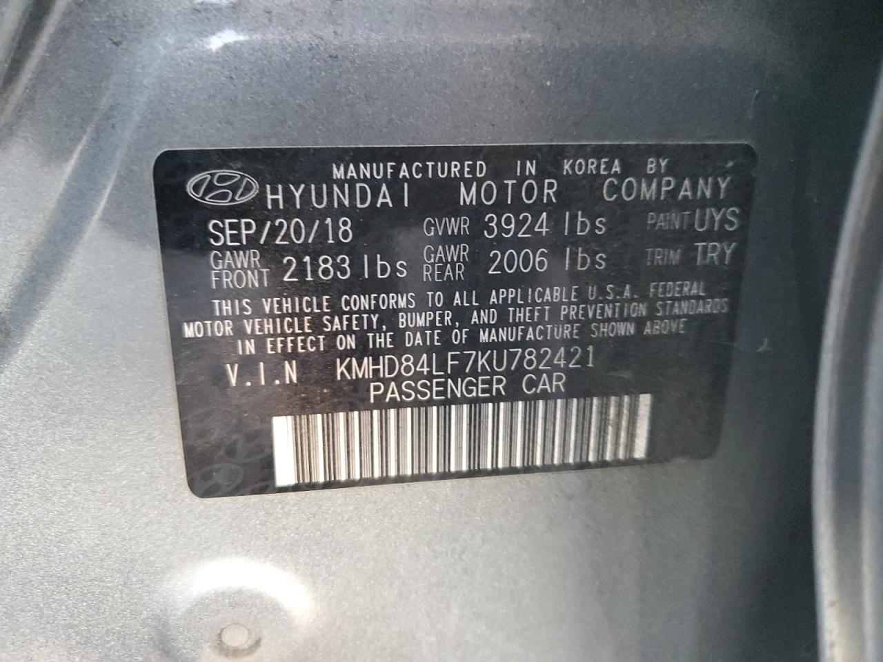 2019 Hyundai Elantra - Image 12