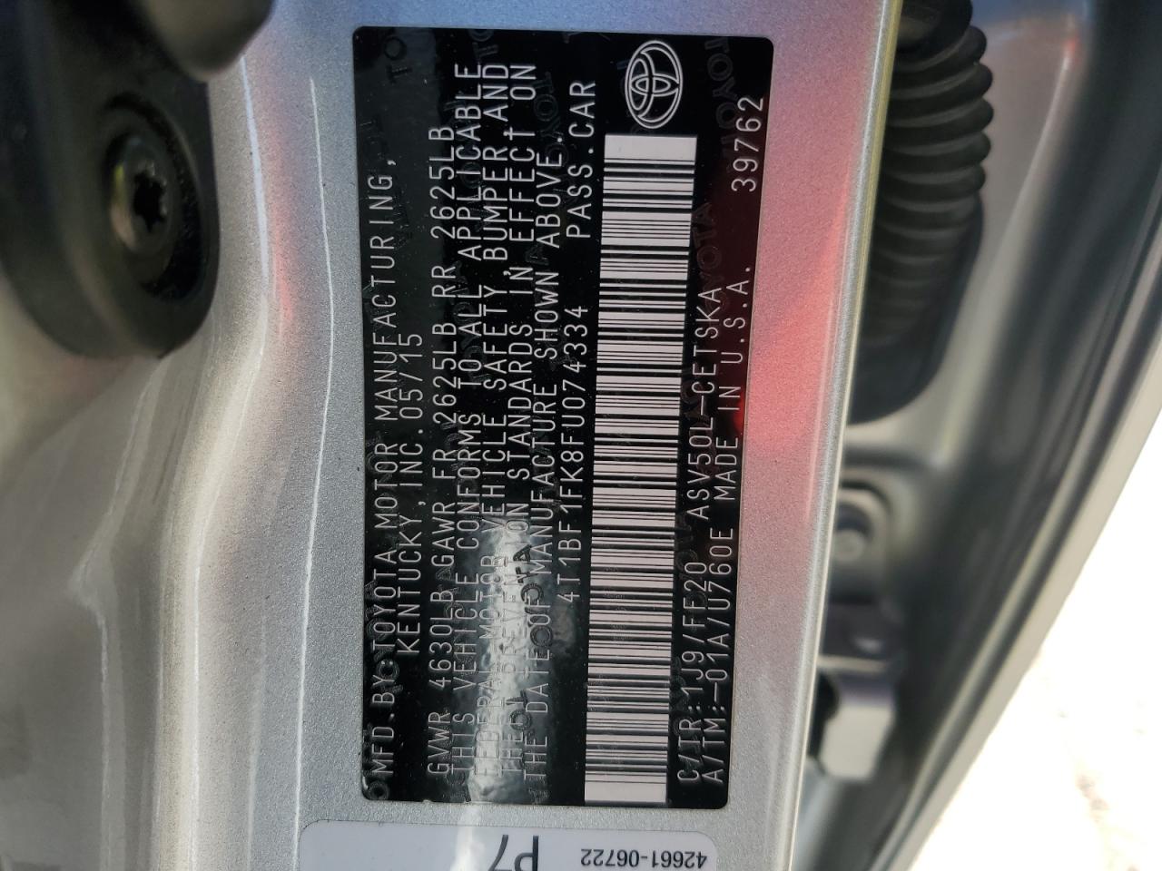 2015 Toyota Camry - Image 12