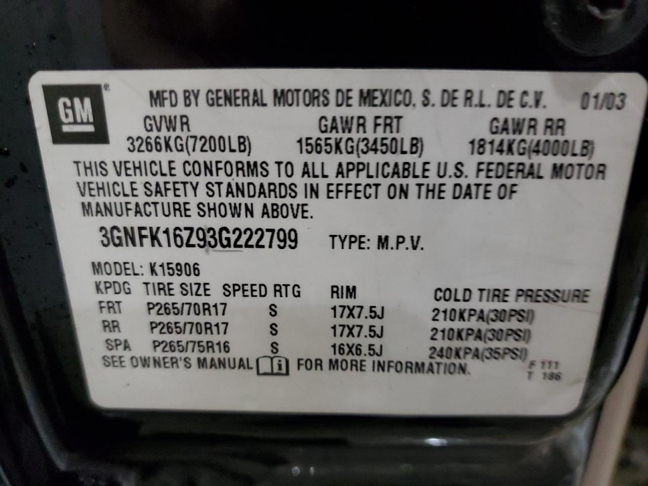 2003 Chevrolet Suburban - Image 13