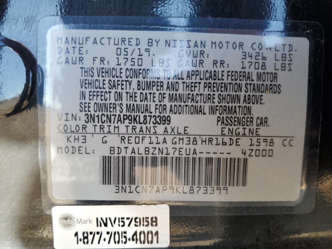2019 Nissan Versa - Image 12