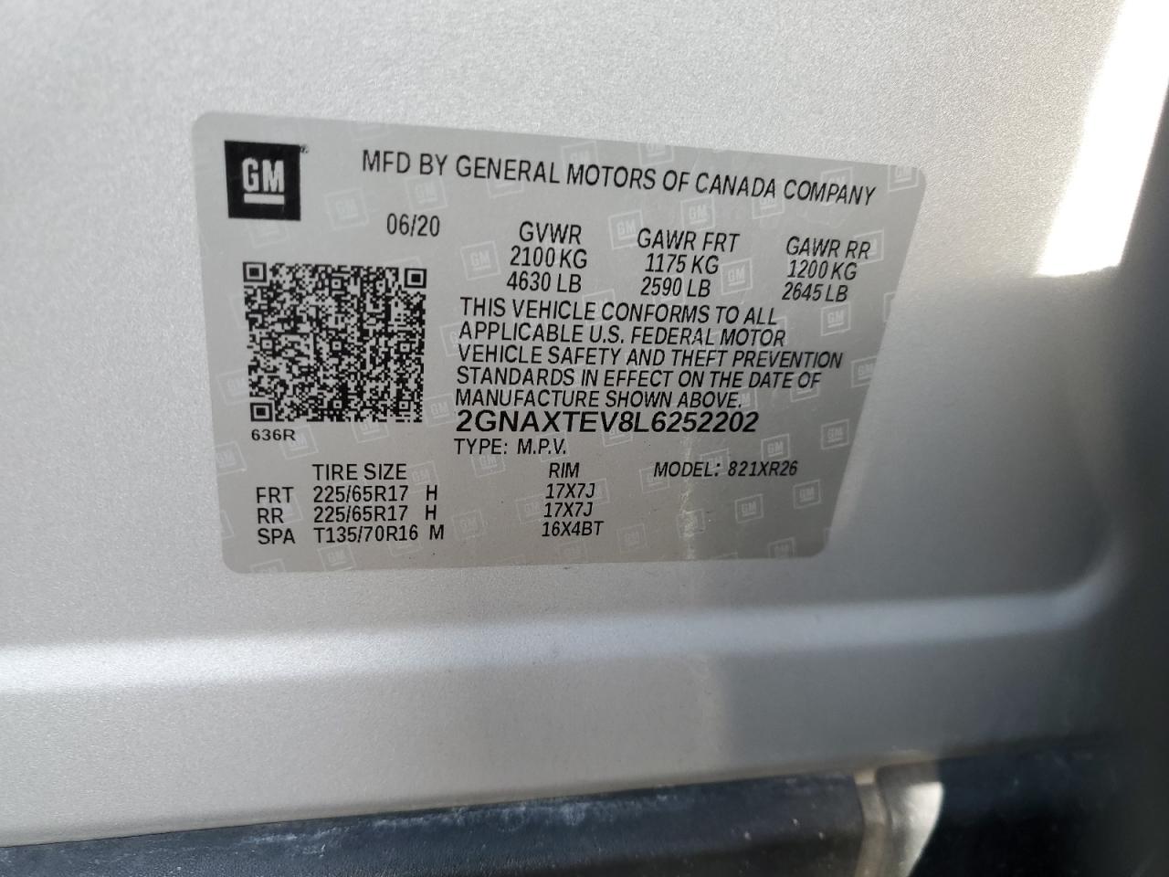 2020 Chevrolet Equinox - Image 12