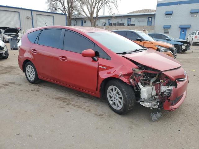  TOYOTA PRIUS 2013 Красный