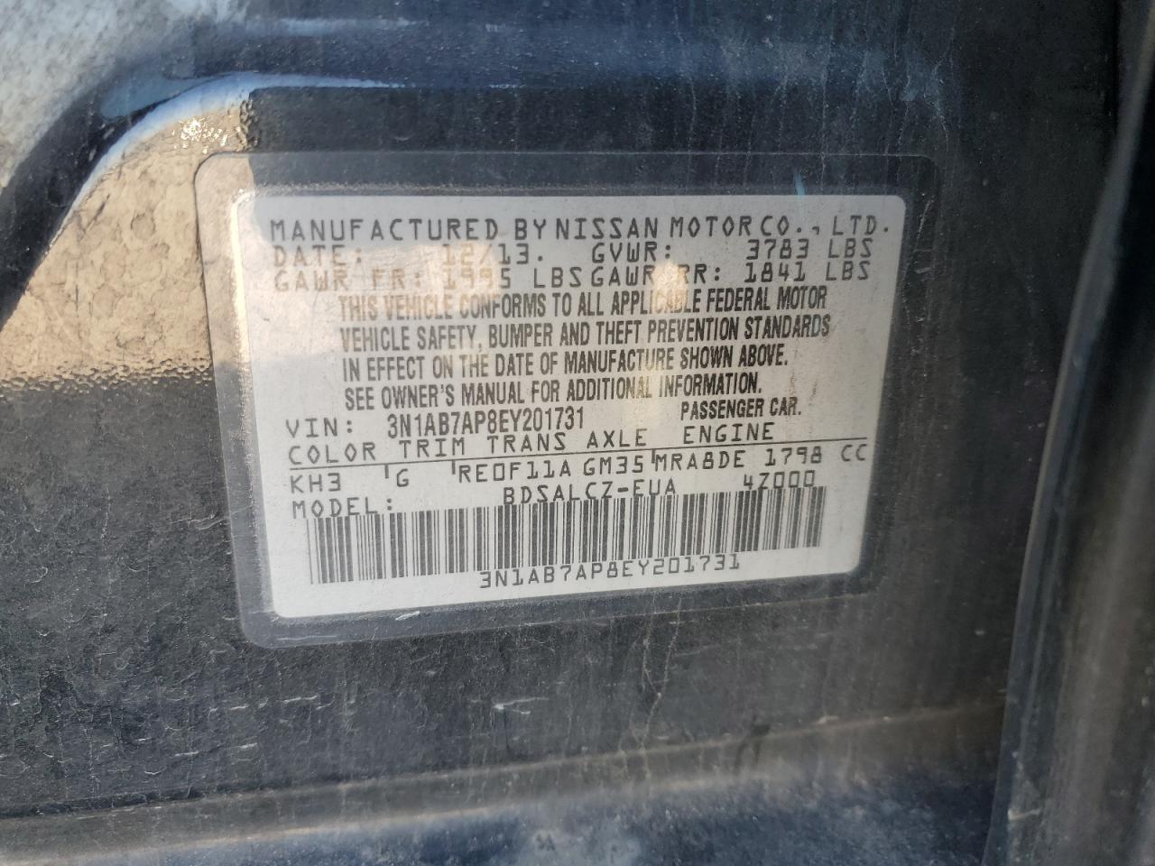 2014 Nissan Sentra - Image 13