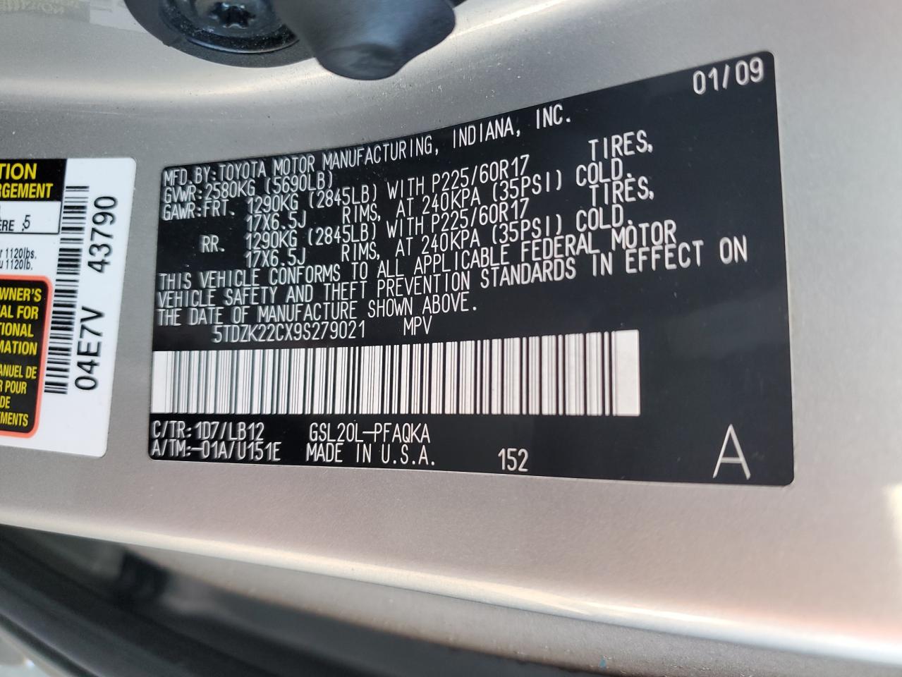 2009 Toyota Sienna - Image 14