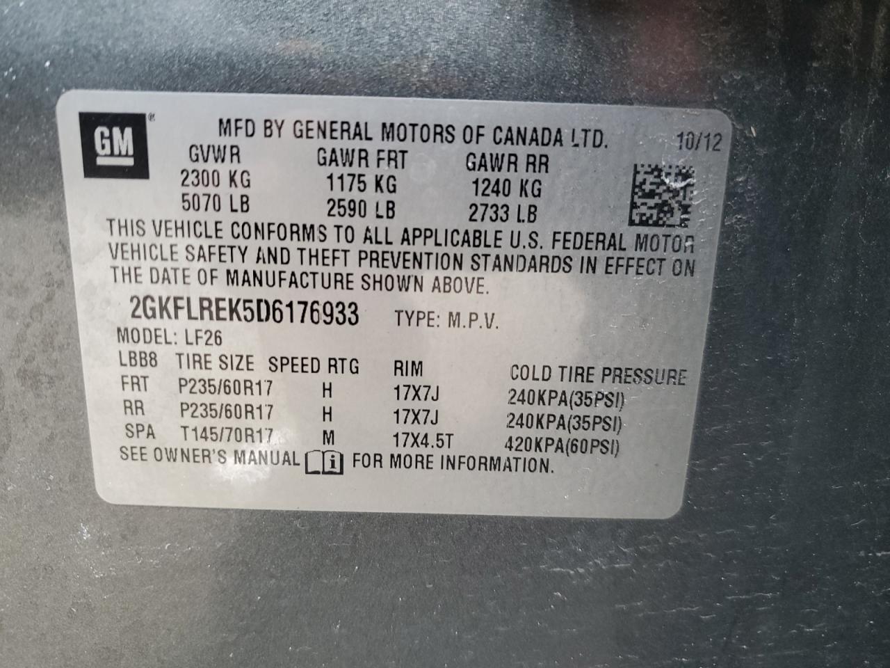 2013 GMC Terrain - Image 13