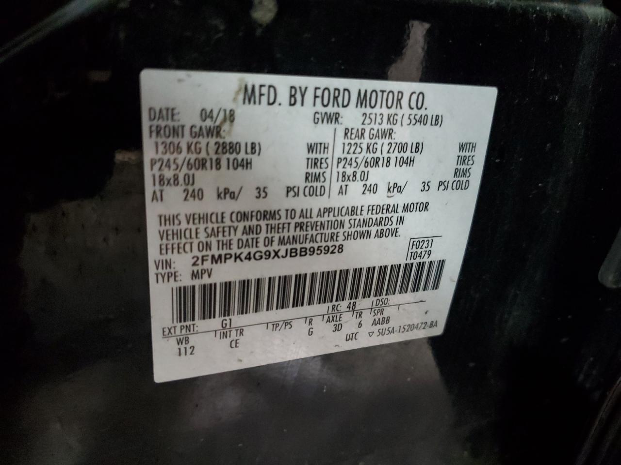 2018 Ford Edge - Image 13