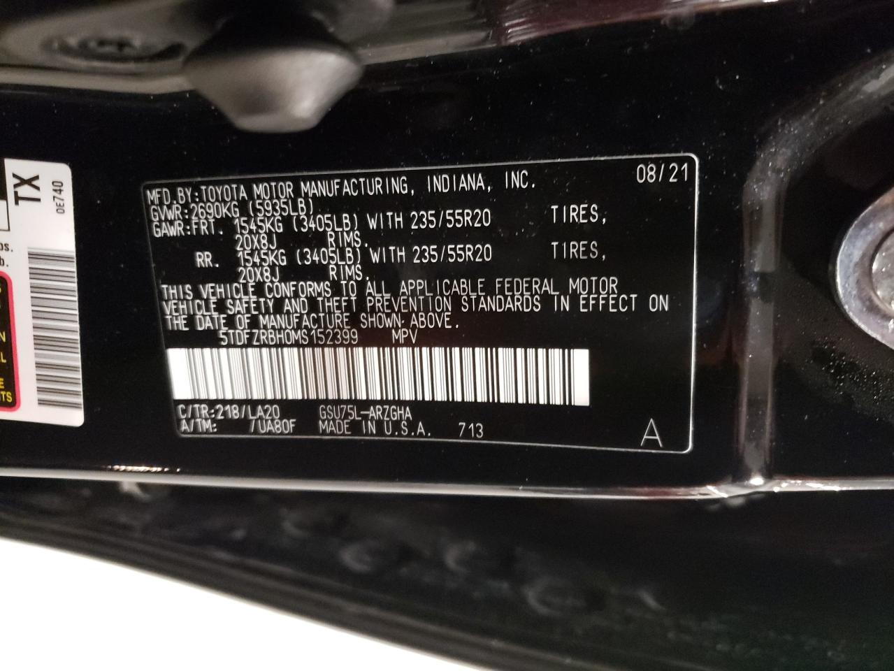 2021 Toyota Highlander - Image 15