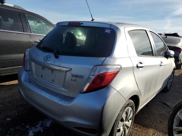 Hatchbacks TOYOTA YARIS 2012 Srebrny