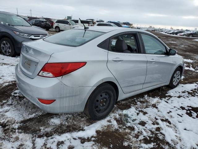 HYUNDAI ACCENT 2016 Серебристый
