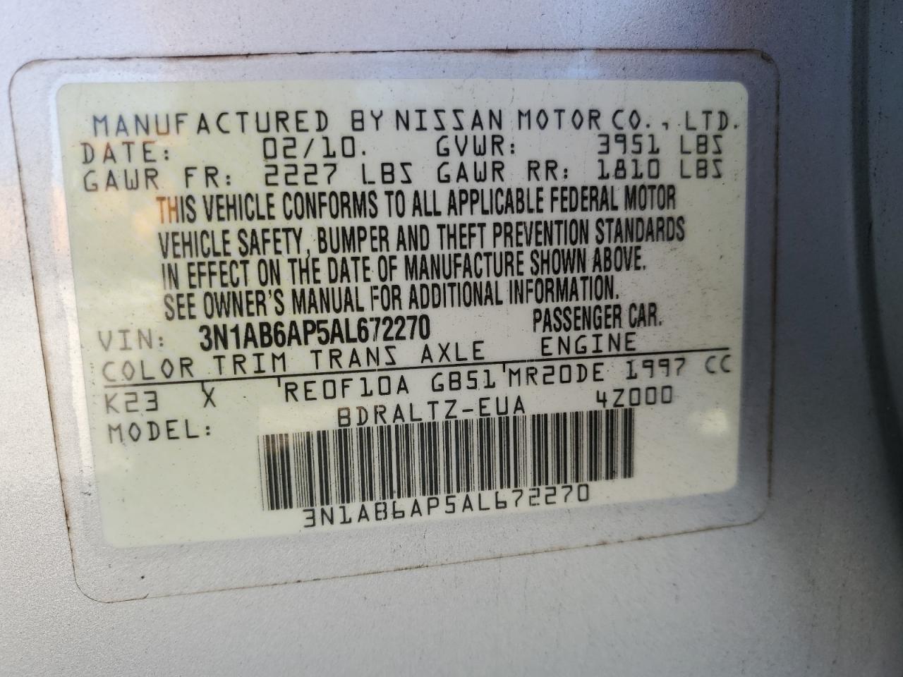 2010 Nissan Sentra - Image 14