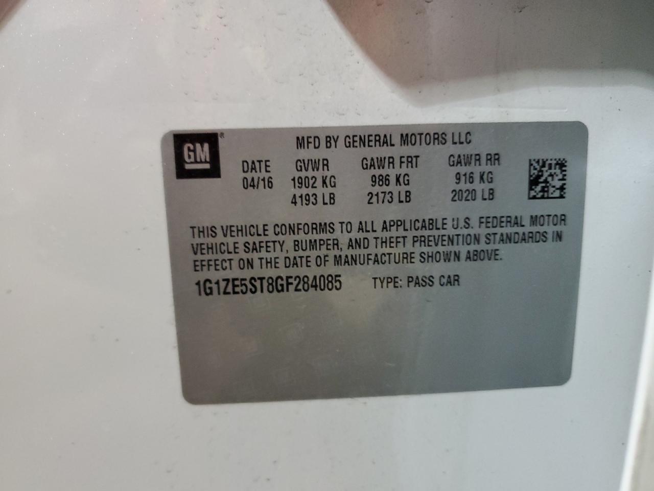 2016 Chevrolet Malibu - Image 12