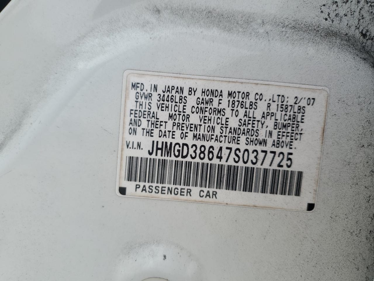 2007 Honda Fit - Image 12